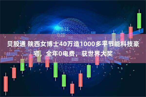 贝股通 陕西女博士40万造1000多平节能科技豪宅，全年0电费，获世界大奖